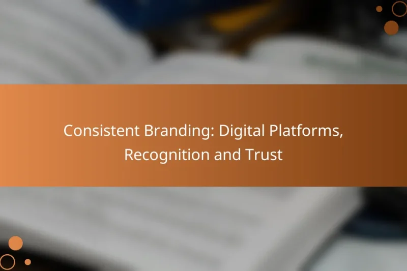 Consistent Branding: Digital Platforms, Recognition and Trust
