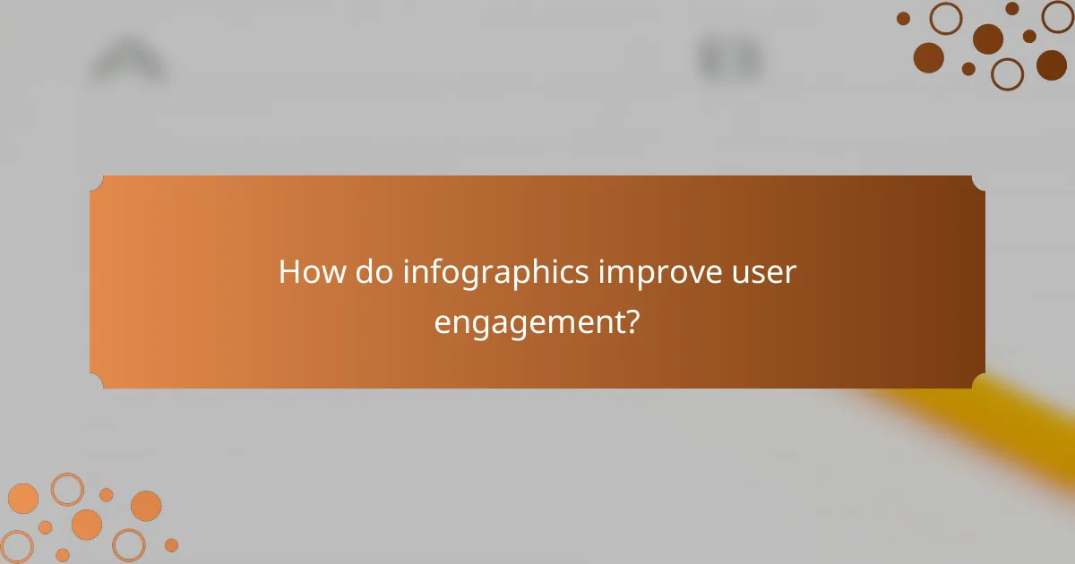 How do infographics improve user engagement?